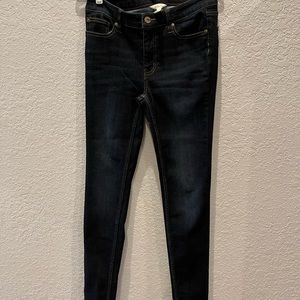 Matilda Jane size 6 slim cut dark denim jeans